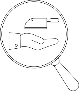 Elbise kolunda bir elin üstündeki satırın büyütülmüş taslak görüntüsü