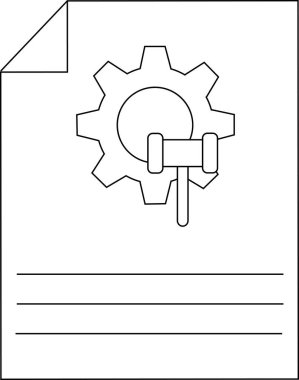 Yasal Ayarlar Belge Özeti Simgesi