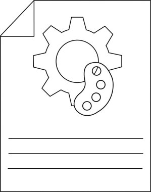 Dosya Tasarım Ayarları Simge Çizgi Biçimi