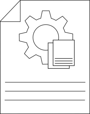 Belge Ayarları Simge Mühendislik Evrakları Taslağı