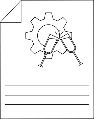 Belge Teçhizatı ve Şampanya Kadehleri Kutlaması