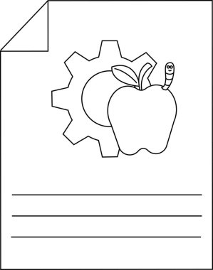 Eğitim Ayarları Dosya Simgesi Çizimi