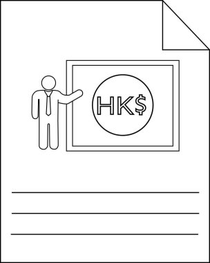 Hong Kong Doları Sunum Simgesi Belge Özeti
