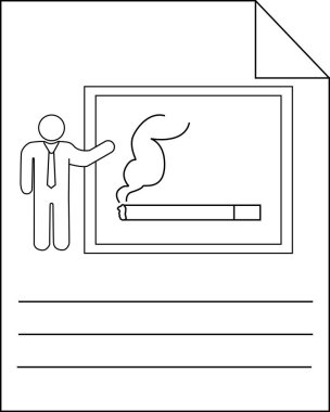 Smoking Hazard Sunum Simgesi Taslağı