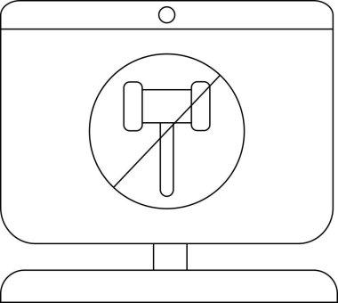 Bilgisayar ekranındaki hiçbir telif hakkı sembolü yaratıcı özgürlüğü temsil etmiyor.