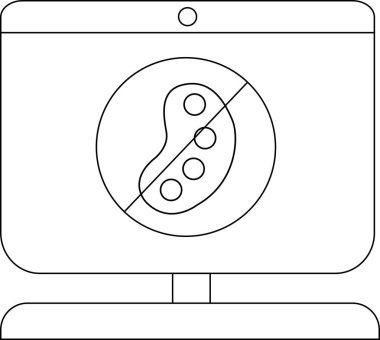 Dijital sanat ve tasarım ilhamı için yaratıcı çalışma alanı illüstrasyonu.