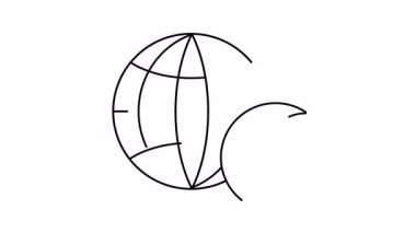 Sanatsal Amaçlar İçin Şekillendirilmiş Dünya ve Ay Resimleri