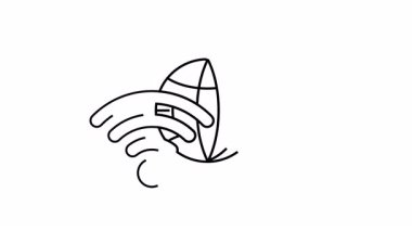 Wi-Fi sinyalleri ile Genel Bağlantı Simgesi