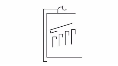 Ekonomik Strateji Temsili için İş Büyüme Çizelgesi Panoda