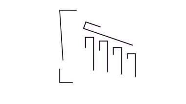 İş Sezgileri İçin Düşen Grafik Eğilimiyle Simgeyi Uyarla