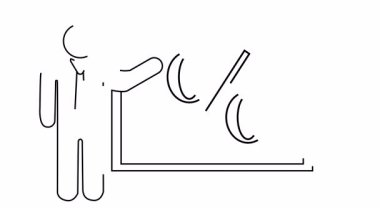 Yüzde grafiği olan Profesyonel İş Sunumu