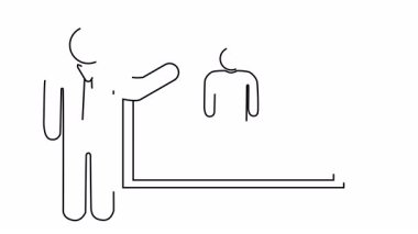 Çubuk Şekilli İş Sunumu Çizimi