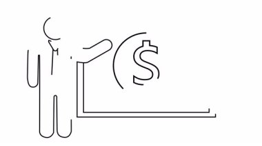 İşadamı Mali Büyümeyi Dolar Sembolüyle Sunuyor