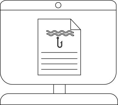 Balıkçılar ve balıkçılar için bilgisayar ekranında dijital balıkçılık raporu.