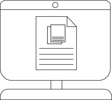 İş Kullanımı İçin Dizüstü Bilgisayarda Modern Dijital Belge Yönetimi