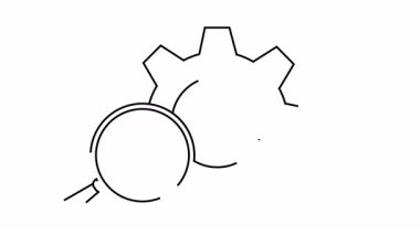 Denetleme ve yeniliği sembolize eden vites üzerindeki büyüteç.