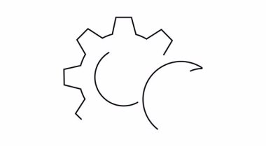 Bir dişli ve ayın grafiği gece ve gündüz kavramlarını sembolize ediyor..