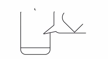Beyaz arkaplanda siyah hatları olan kalp konuşma balonu olan bir akıllı telefon.