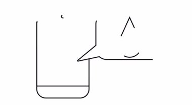 Yağmur damlası içeren bir konuşma balonu gösteren bir telefon hava durumu veya suyla ilgili bir mesaj içeriyor