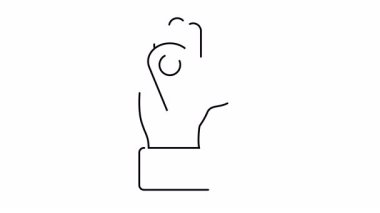 Lokasyon iğnesi tutan bir el.