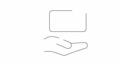 Kredi kartının ana hatları ve takım elbiseli bir elin üstündekiler sağlık ya da sigorta ödemelerini öneriyor.