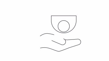 Elle sunulan bir CCTV kamerası teknoloji ve gözlem tasvir ediyor