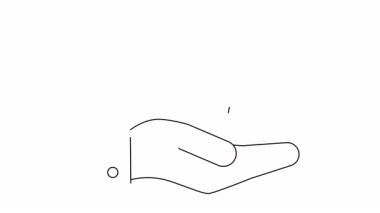 Bir çizim, yukarıda bir beyin şekli sunan, takım elbiseli bir eli gösteriyor.