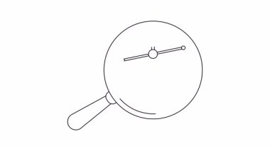 Büyüteç, adli soruşturma veya analizi gösteren adalet terazilerini ortaya çıkarıyor.