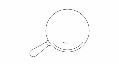 Görüntünün merkezindeki güç düğmesi simgesini vurgulamak için bir büyüteç simgesi kullanılır