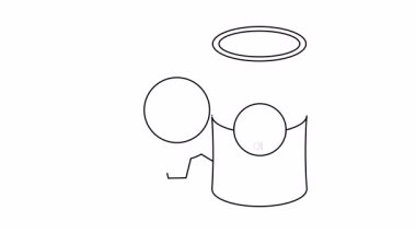 Dişliler ve bir yağ varili, ikisi de siyah çizilmiş, beyaz arka plana yerleştirilmiş.