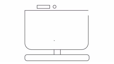 Güvenlik kamerasının görüntüsü monitörde güvenlik kamerası olduğunu gösteriyor.