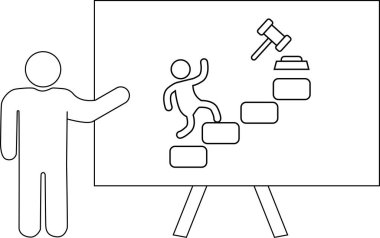 Görüntü, merdiveni sunan kişiyi hakim çekicinin beklediği yerde gösteriyor.