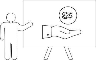 Singapur para biriminin sunumu yakınlarda bir yerde.