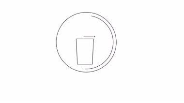 Büyüteç, görüntüyü tanımlayan kamış çizgileri olan bir fincan gösterir.