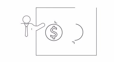Çizgi sanatçısı Kanada doları takasını sunar.