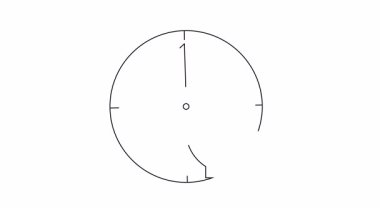 Çizgi sanatı, sağ altta bir kase sıcak yemekle 1209 'u gösteren bir saati tasvir ediyor.