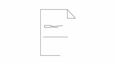 Diş fırçası resimli bir belge katlanmış bir köşe ve muhtemelen notalar için satırlar