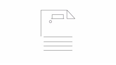 Üzerinde bir yazıcı simgesi olan bir belgeyi ve sayfadaki metni gösteren satırları gösteren bir illüstrasyon