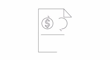 USD ve Rupiah sembollü döviz belgelerinin satır çizimi