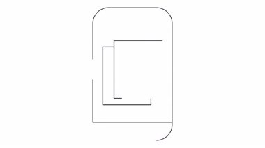 Ekranda istiflenmiş belgeleri gösteren bir akıllı telefon çizimi