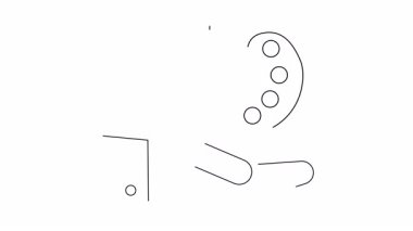 Bir el boya fırçası ve boya paletini sunar.