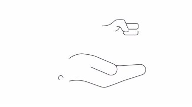 İki el bir elin açık avuçta bir yumruk oluşturması.