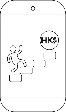Bir telefon, baston figürlü basamakları gösteriyor ve onları Hong Kong 'a götürüyor.