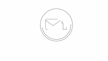 Bir büyüteç yukarı bakan oklu bir e- posta simgesini inceler