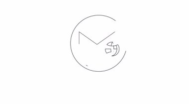 Bir büyüteç beyaz bir arkaplan karşısında bir harfe ve dünya simgesine odaklanır