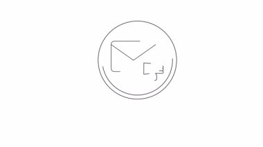 Üzerinde baş parmağı olan bir zarfa odaklanan bir büyüteç.