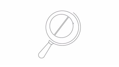 Bir büyüteç, bir ele odaklanır ve üzerini çizen bir başparmak verir.