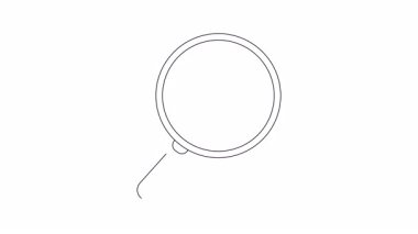 Beyaz arka planda büyüteçle büyütülmüş baş parmak işareti sunan bir el.