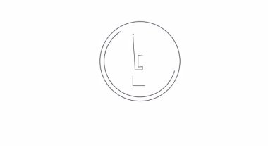 Bir büyüteçin çizgi çizimi bir başparmak işareti inceleniyor