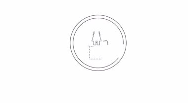 Büyüteç, basit bir kadın figürünün altındaki cüzdana odaklanır.